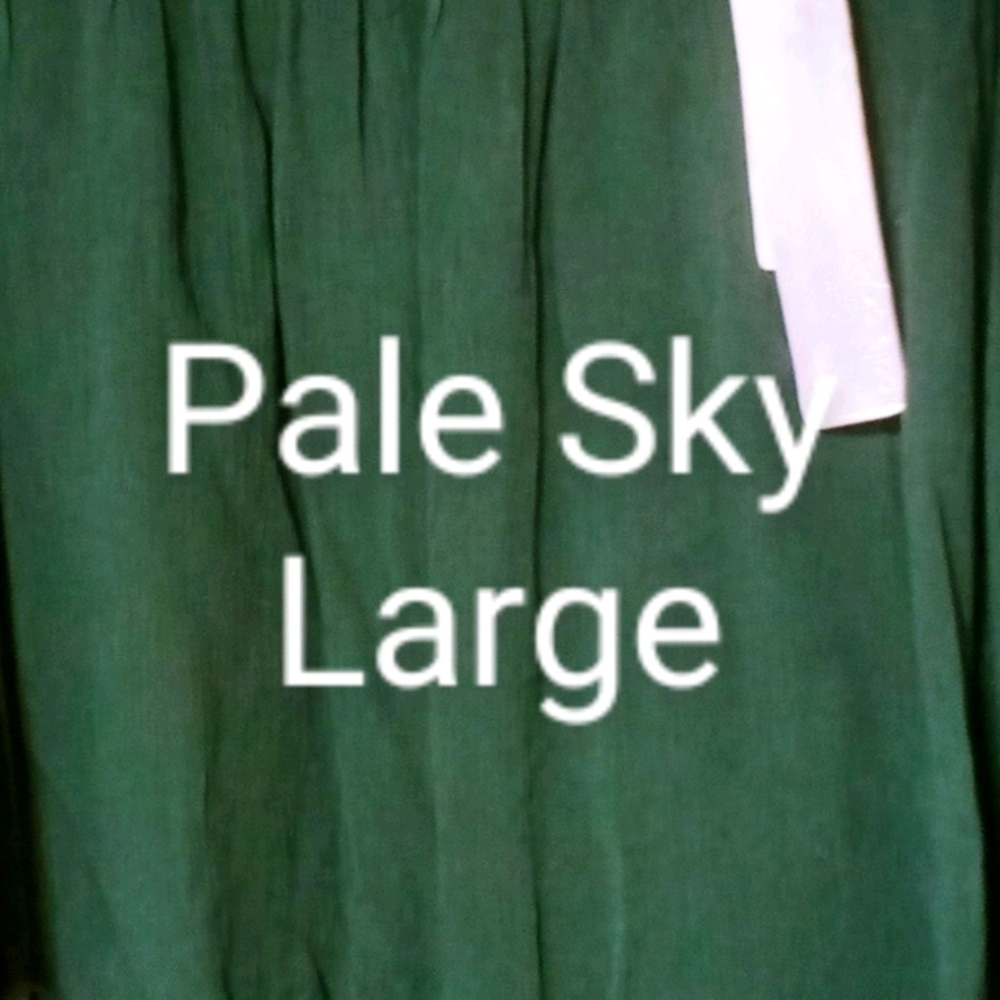 Pale sky blouse